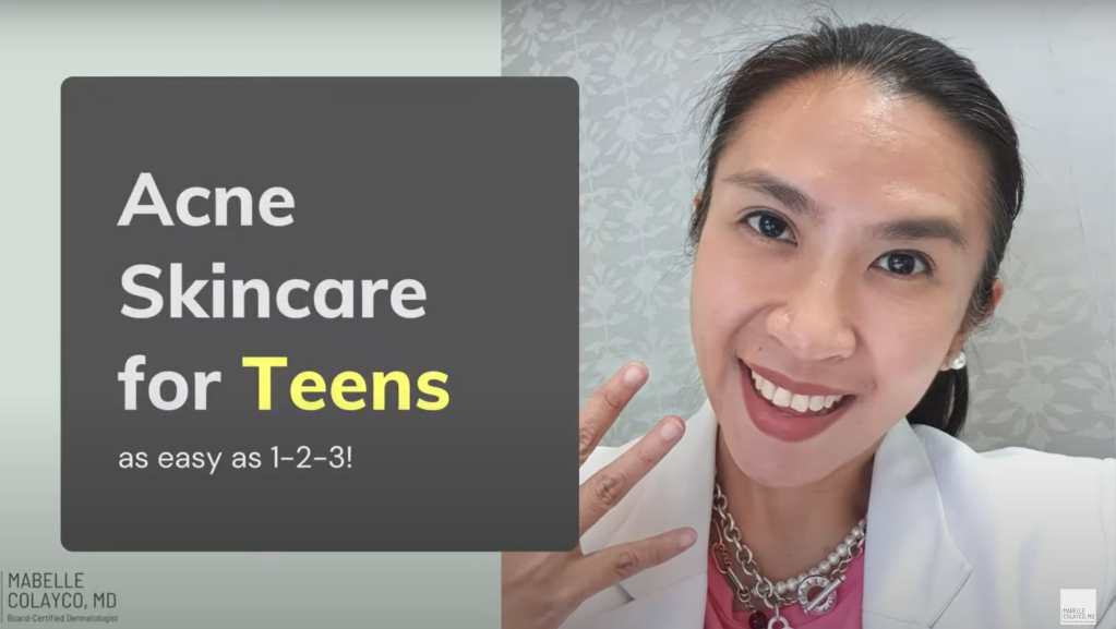 Acne skincare for teens
